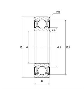 Kogellager 15x35x11mm 2Z C3 - Groefkogellagers